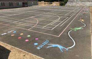 St Josephs RC Primary - playground markings