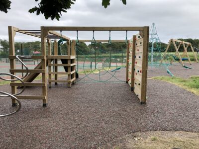 small climbing frame with slide 3