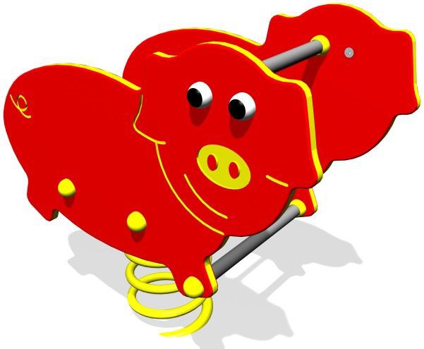 Pig Rocker | Playground Rocker | Rhino Play