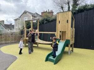 Climb N Slide Play Tower with 900mm high floors